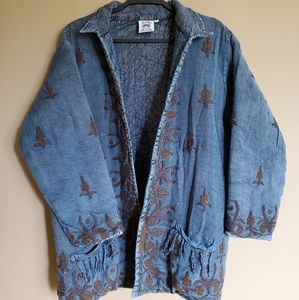 Embroidered Quilted Jacket